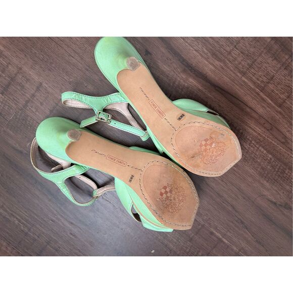 Vince Camuto Trinna Mint Green Patent Heels Pumps, Size 8.5, MSRP $140 - Picture 8 of 9